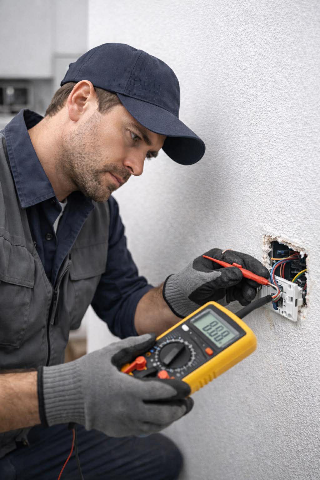 électricien en intervention de dépannage